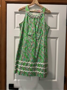 Lilly Pulitzer Pink Label Pearl Shift Chomp Chomp